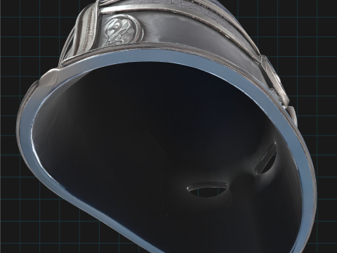 Medieval Fantasy Helmet Viking Warrior Armor Model 3D