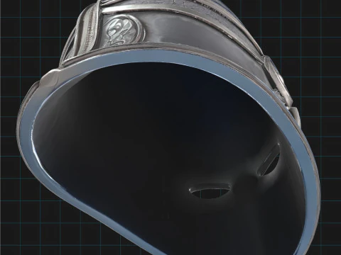 Casque M&eacute;di&eacute;val Fantastique Armure De Guerrier Viking Modèle 3D