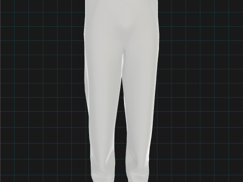 3D Jogger Pants Model Realistic Sweatpants 3D Model