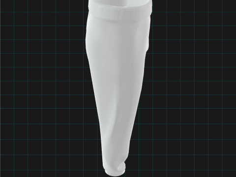 3D Jogger Pants Model Realistic Sweatpants 3D Model
