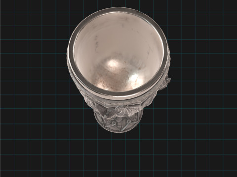 Vampire Bat Chalice Gothic Medieval Goblet 3D 模型