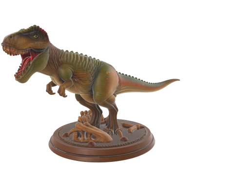 Ferocious T-Rex Diorama Prehistoric Dinosaur Display 3D 打印模型