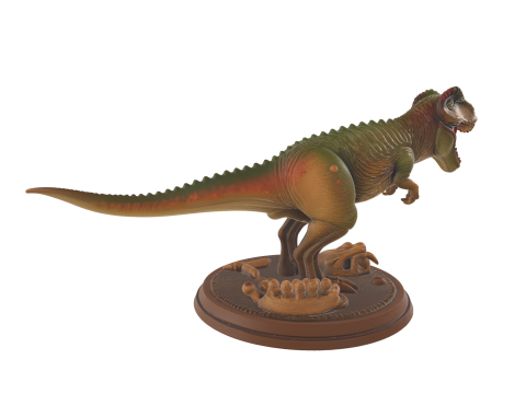 Ferocious T-Rex Diorama Prehistoric Dinosaur Display 3D 打印模型