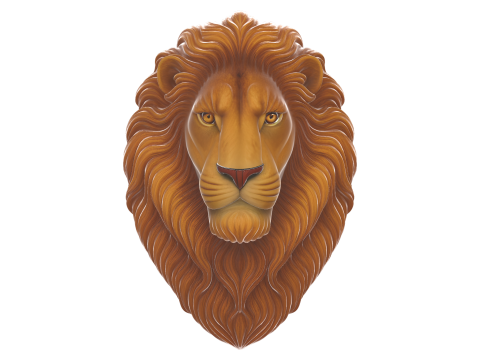 Majestic Lion Head Wall Sculpture - Regal King of Beasts Art Piece 3D Print Model