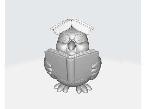 感謝祭の七面鳥 本の置物付き ホリデーテーブル装飾 秋の収穫の飾り かわいい七面鳥 S 3Dプリントモデル