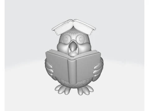 Thanksgiving Turkey with Book Figurine Holiday Table Decor Fall Harvest Ornament Cute Turkey S 3D Print Model