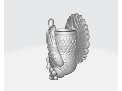 Пикабу Турция милая фигурка индейки на День благодарения осень праздник домашний декор забавная индейка 3D Принт Модель