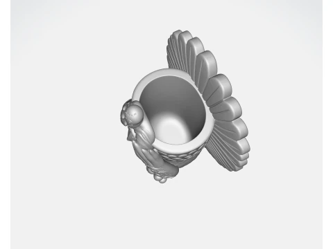 Пикабу Турция милая фигурка индейки на День благодарения осень праздник домашний декор забавная индейка 3D Принт Модель