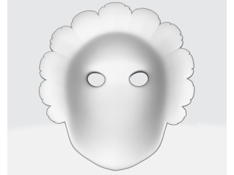 Maska złego indyka z nadrukiem 3D Maska na Halloween Wyjątkowy zabawny horror Rekwizyt kostiumowy Święto Dziękczynienia Model do druku 3D