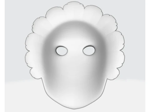 Evil Turkey Mask 3D Printed Halloween Mask Unique Funny Horror Costume Prop Thanksgiving 3D Print Model