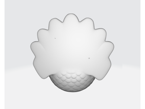 Adorable tazón de dulces de pavo, decoración de mesa de Acción de Gracias, plato de pavo impreso en 3D festivo, centro de otoño Modelo de impresión 3D