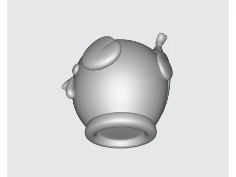 Cute Thanksgiving Turkey Bowl Adorable 3D Printed Turkey Cup Holiday Table Decor Festive Kitch 3D Print Model