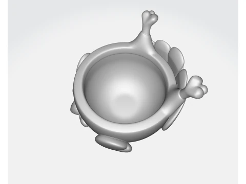 Cute Thanksgiving Turkey Bowl Adorable 3D Printed Turkey Cup Holiday Table Decor Festive Kitch 3D Print Model