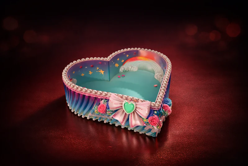 Boîte décorative en forme de cœur, cadeau de saint-valentin, mignon, style bonbon pastel, souvenir imprimé en 3D C Modèles 3D en vedette .c4d .max .obj .3ds .fbx .stl .blend