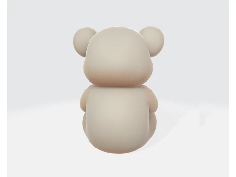 Orsetto di San Valentino con cuore d'amore Simpatico regalo romantico per la decorazione di San Valentino Modello di stampa 3D