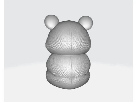 Cute Teddy Bear Holding Heart Valentines Day 3D Print Gift Romantic Love Decor for Couples 3D Print Model