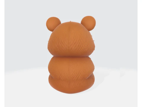 Cute Teddy Bear Holding Heart Valentines Day 3D Print Gift Romantic Love Decor for Couples 3D Print Model