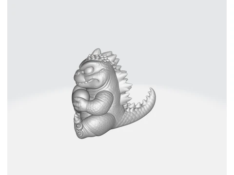 Valentine Monster Holding Heart Adorable Desk Decor Romantic Gift for Him Her Valentines Day Ho 3D Print Model