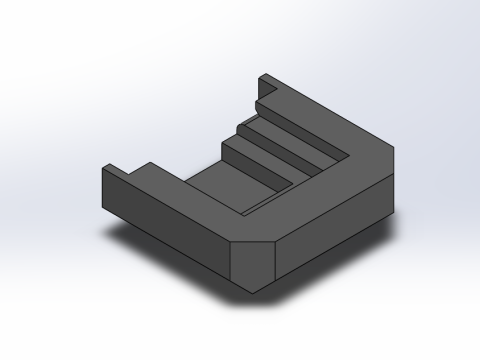 Base for DeWalt Batteries Model 3D