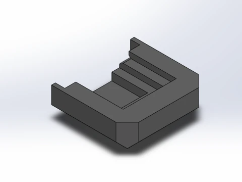 Base for DeWalt Batteries 3D Model