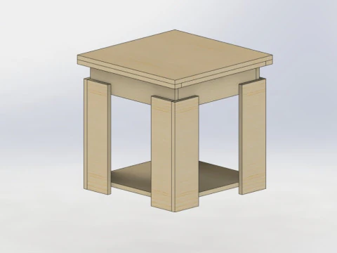 Night Table 3D Model