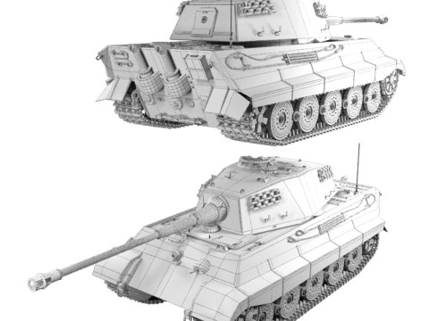 Tiger 2 3D 模型
