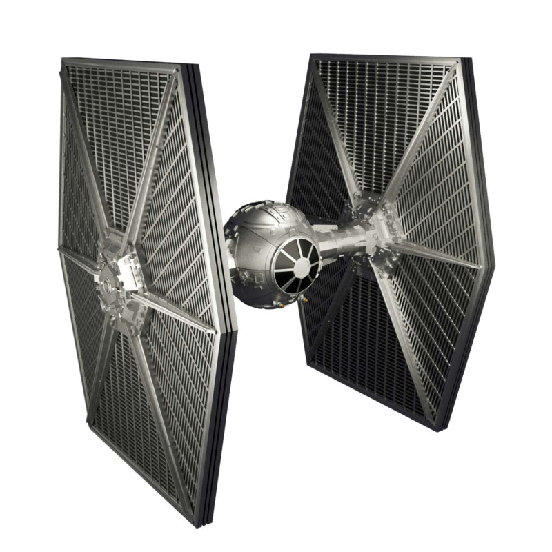 Tie fighter Model 3D .c4d .max .obj .3ds .fbx .stl .blend 