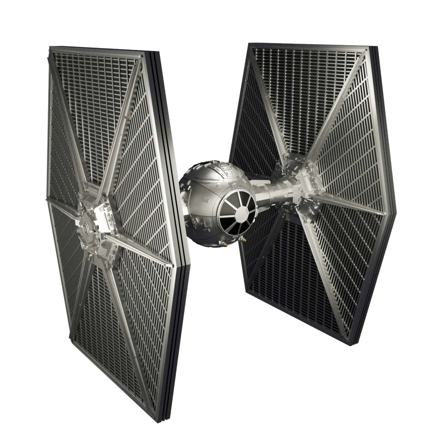 Tie fighter 3D Model .c4d .max .obj .3ds .fbx .stl .blend 