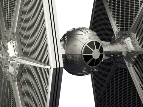 Tie fighter Model 3D