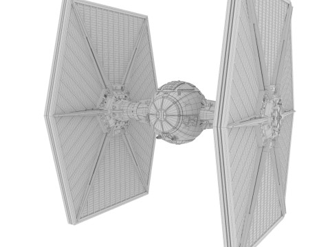 Tie fighter Model 3D