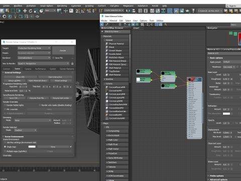 Tie fighter Model 3D