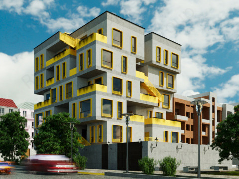 Ultimate Green Building Complex Comprehensive for Sustainable Architecture Model 3D