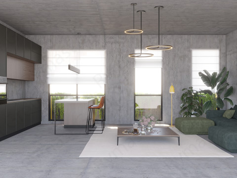 Ultimate Green Building Complex Comprehensive for Sustainable Architecture Model 3D