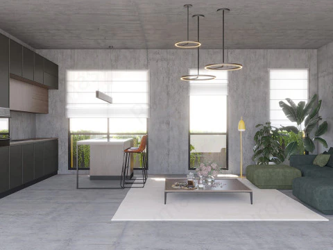 Ultimate Green Building Complex Comprehensive for Sustainable Architecture 3D Model