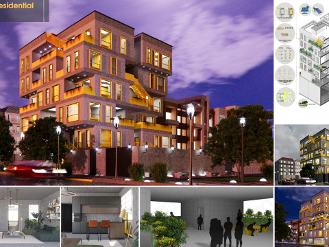 Ultimate Green Building Complex Comprehensive for Sustainable Architecture 3D Model