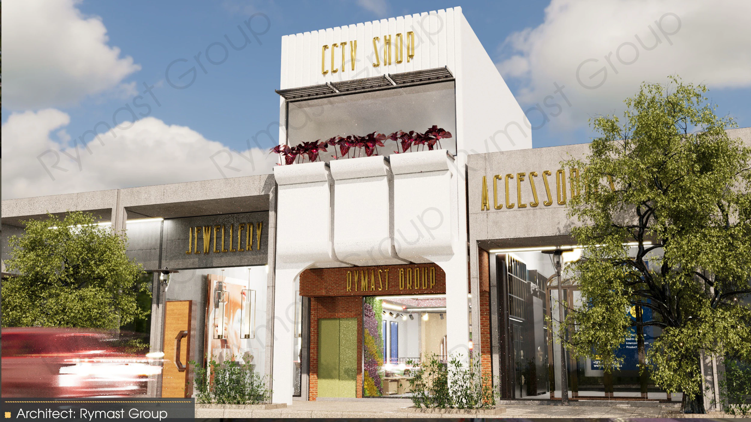 Shop Design Collection-Exterior and Interior 3D Model .c4d .max .obj .3ds .fbx .stl .blend 