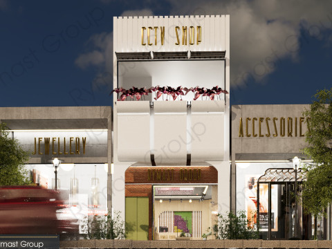 Shop Design Collection-Exterior and Interior Model 3D