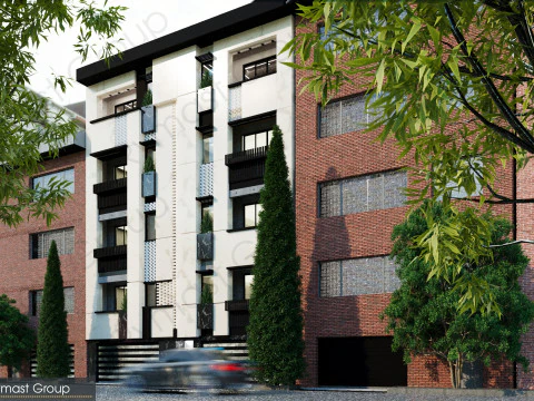 Collection Residential Apartment with Stunning Facade and Interior Design 3D Model