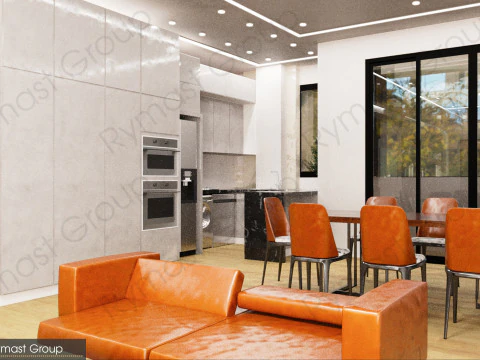 Collection Residential Apartment with Stunning Facade and Interior Design 3D Model