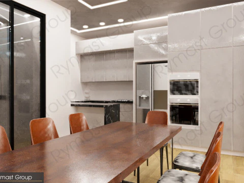 Collection Residential Apartment with Stunning Facade and Interior Design 3D Model