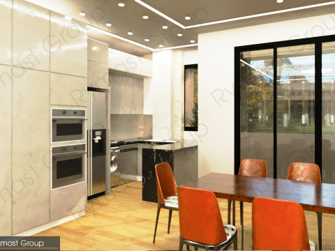 Collection Residential Apartment with Stunning Facade and Interior Design 3D Model