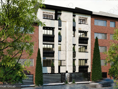 Collection Residential Apartment with Stunning Facade and Interior Design 3D Model
