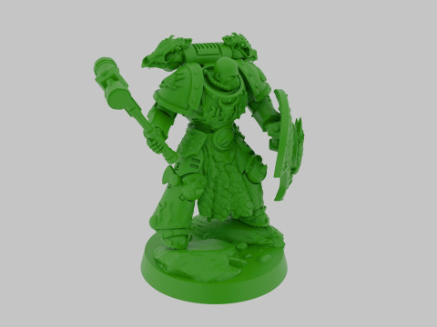 Salamanders bladeguard 3D Model