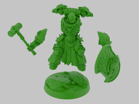 Salamanders bladeguard 3D Model