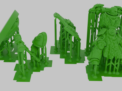 Salamanders bladeguard 3D Model