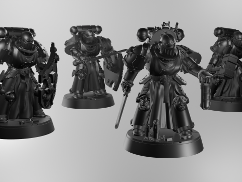Black templars Model 3D