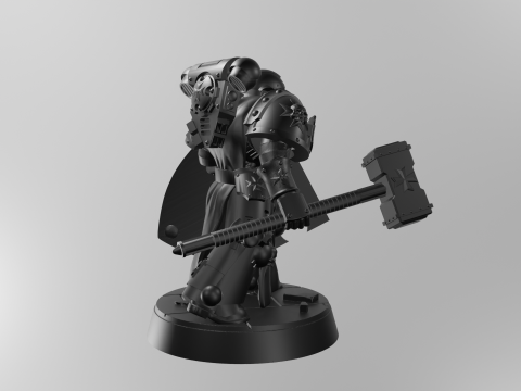 Black templars 3Dモデル