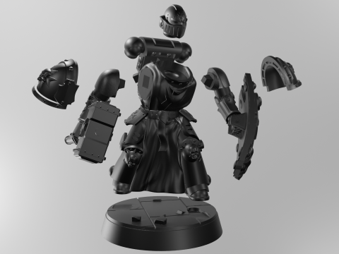 Black templars 3Dモデル