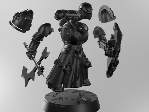 Black templars 3Dモデル