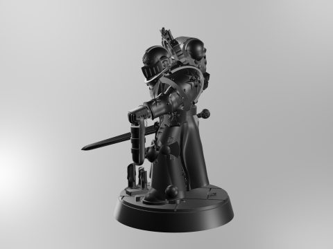 Black templars 3Dモデル